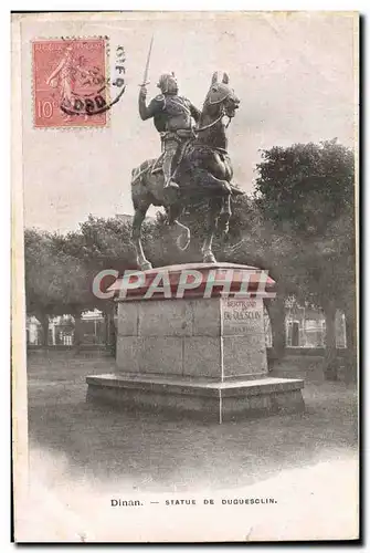 Cartes postales Dinan Statue De Duguesclin