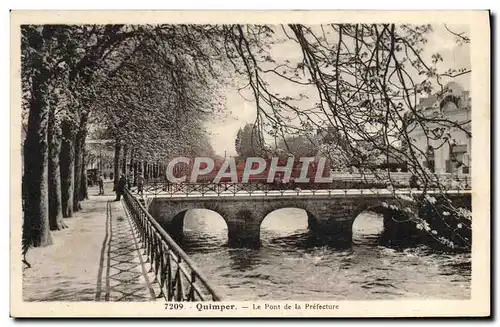 Ansichtskarte AK Quimper Le Pont de la Prefecture