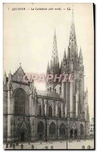 Cartes postales Quimper La Cathedrale