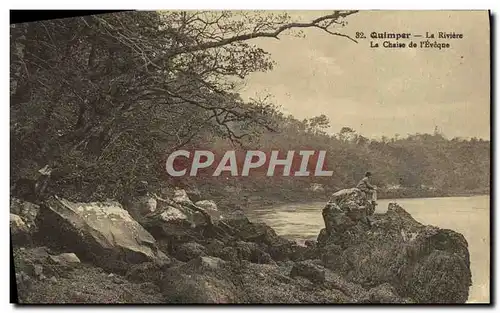 Cartes postales Quimper La Riviere La Chaise de L'Eveque