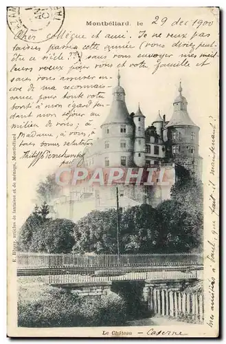 Cartes postales Montbellard Le Chateau