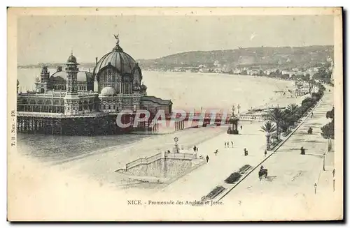 Cartes postales Nice Promenade des Anglais et Jetee