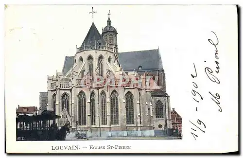 Cartes postales Louvain Eglise St Pierre