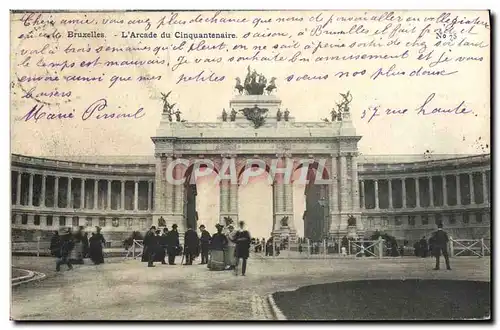Cartes postales Bruxelles L&#39arcade du centenaire