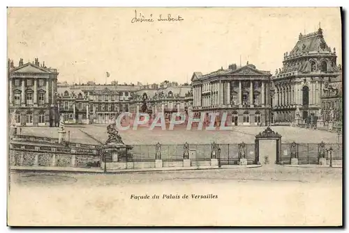 Ansichtskarte AK Facade Du Palais de Verailles