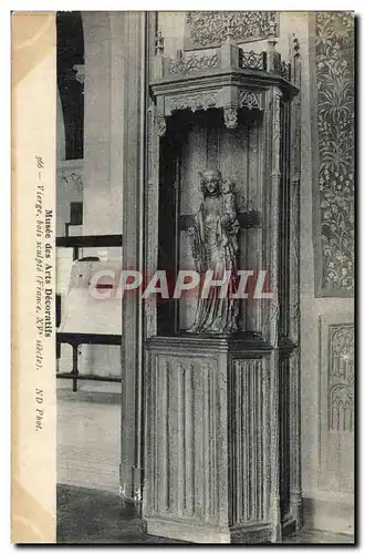 Cartes postales Musee des Arts decoratifs Vierge