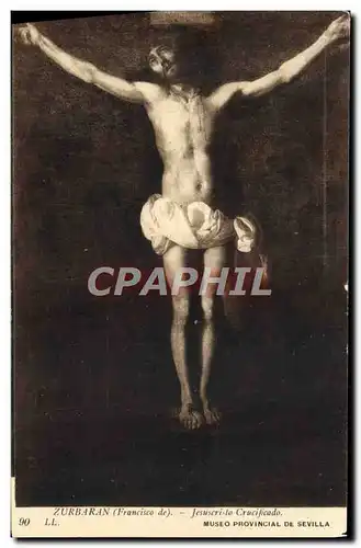 Ansichtskarte AK Zurbaran Jesuscristo Crucificado Sevilla