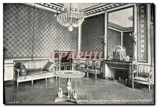 Ansichtskarte AK Versailles Grand Trianon Cabinet De Travail De Napeleon 1er