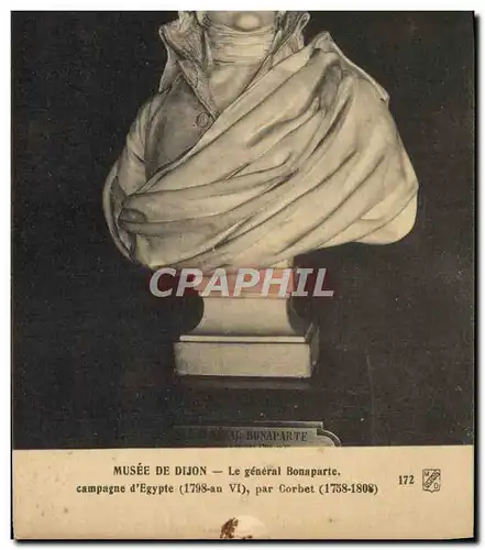 Cartes postales Musee De Dijon Le General Bonaparte Campagne d&#39Egypte Par Corbet