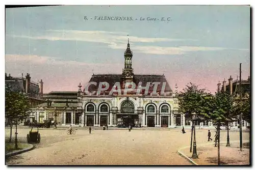 Cartes postales Valenciennes La Gare