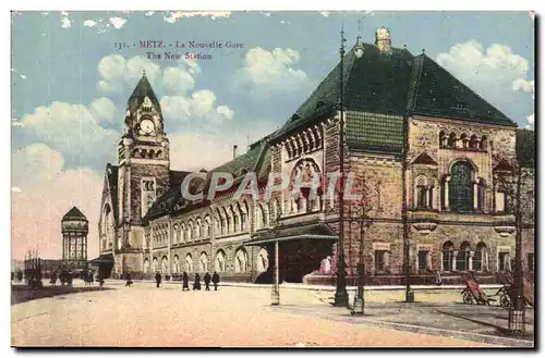 Cartes postales Metz La Nouvelle Gare