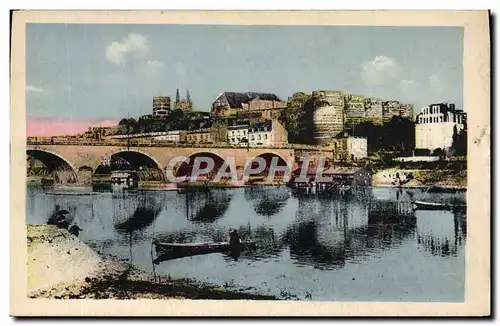 Cartes postales Angers Panorama Sur La Maine Et Le Chateau