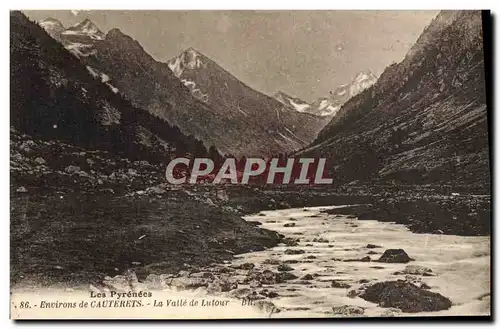 Cartes postales Les Pyrenees Environs De Cauterets La Valle De Lutour