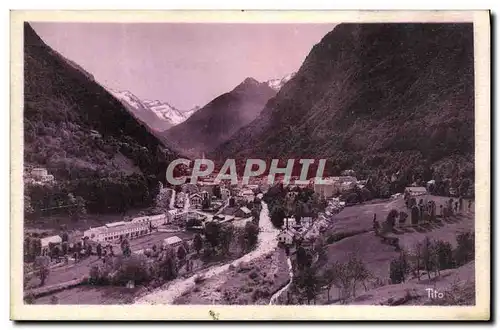 Cartes postales Les Beaux Paysages De France Les Pyrenees Cauterets Vue Generale Prise Du Mamelou