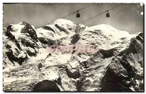 Cartes postales moderne Chamonix Mont Blanc Teleferique Planproz Brevent Et Le Mont Blanc