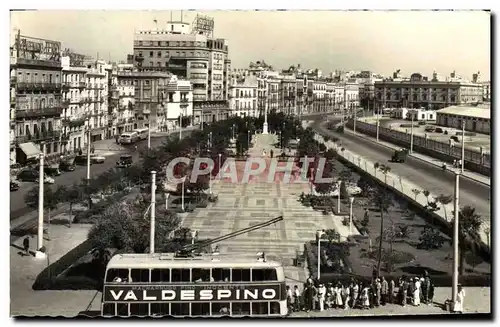 Moderne Karte Cadiz Avenida de Ramon de Carranza Autobus Valdespino