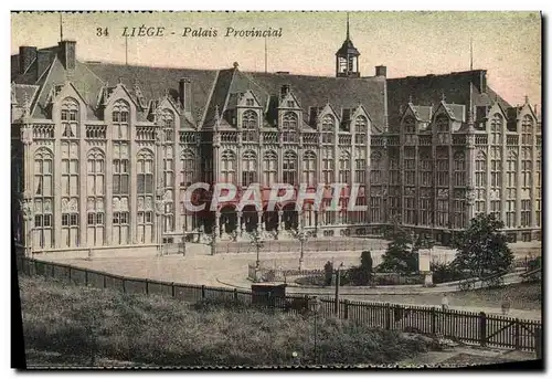 Cartes postales Liege Palais Provincial