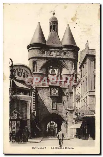 Cartes postales Bordeaux La Grosse Cloche A la Dame Blanche