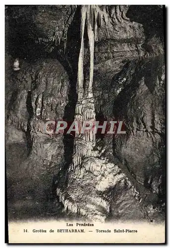 Cartes postales Les Pyrenees Grottes De Betharram Torsade Saint Pierre