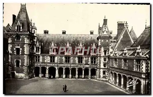 Moderne Karte Chateau De Blois L&#39Alle Louis XII Et La Galerie Charles d&#39Orleans