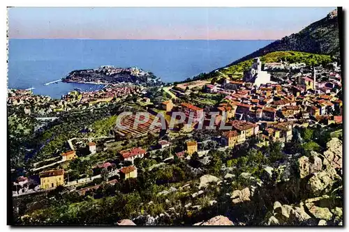 Cartes postales La Turbie Et La Principaute De Monaco