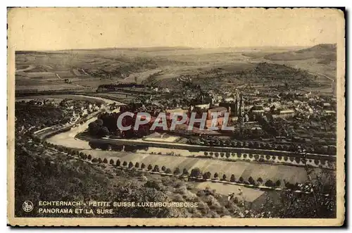 Cartes postales Echternach Petite Suisse Luxembourgeoise Panorama Et La Sure