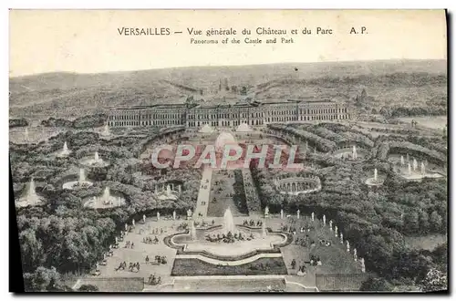 Ansichtskarte AK Versailles Vue Generale Du Chateau Et du Parc