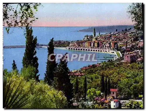 Cartes postales Menton Vu De Garavan