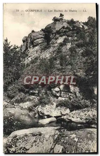 Cartes postales Quimperle Les Rochers Du Diable