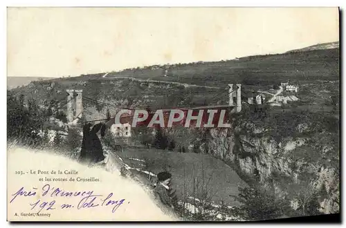 Cartes postales Le Pont De La Caille Et Les Routes De Cruseilles