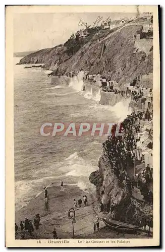 Cartes postales Granville Le Plat Gousset Et Les Falaises