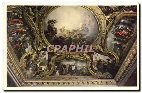 Cartes postales Chateau De Versailles Plafond De La Salle Du Trone