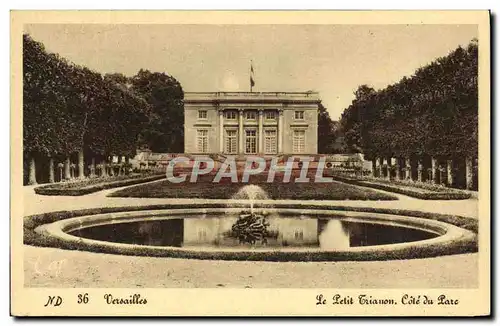 Cartes postales Versailles Le Letit Trianon Cote Du Parc