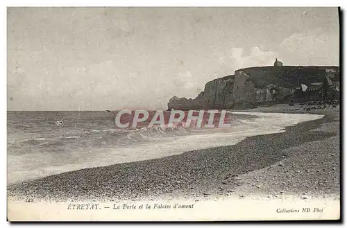 Cartes postales Etretat La Porte Et La Falase D&#39Amont