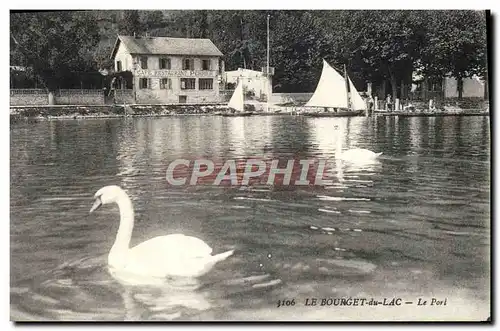 Ansichtskarte AK Le Bourget du Lac Cygne Cafe Restaurant Perrier