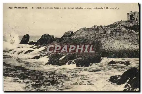 Cartes postales Penmarch Les Rochers de Saint Guenole