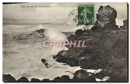 Cartes postales Pointe De Penmarch La torche en furie