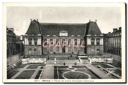 Cartes postales Rennes Palais de Justice