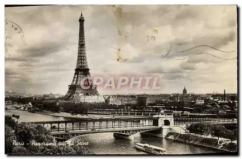 Cartes postales moderne Paris Panorama sur la Seine