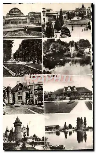 Cartes postales moderne Vichy Casino Place de l&#39hotel de ville Parc du casino Bassin Hotel Sevigne Golf