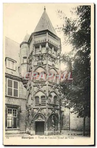 Cartes postales Bourges Tour de I'ancien Hotel de Ville
