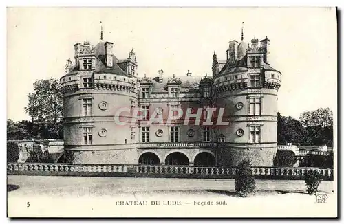 Cartes postales Chateau Du Lude Facade sud