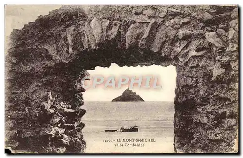 Cartes postales Le Mont St Michel vu de Tombelaine