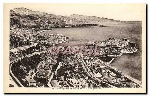 Cartes postales Principaute de Monaco Vue generale