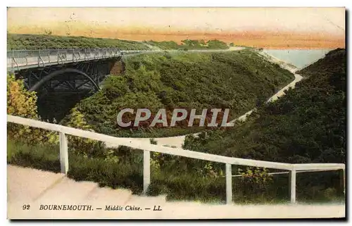 Cartes postales Bournemouth Middle Chine