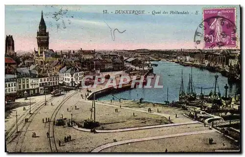 Ansichtskarte AK Dunkerque Quai des Hollandais