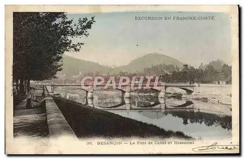 Ansichtskarte AK Besancon Le Pont et Canat et Rosemont