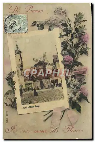 Cartes postales Paris Moulin Ronge