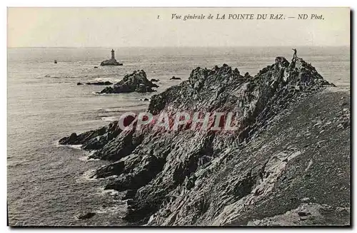 Cartes postales Vue generale de La Pointe Du Raz