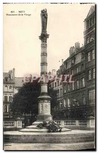 Ansichtskarte AK Metz Monument de la Vierge